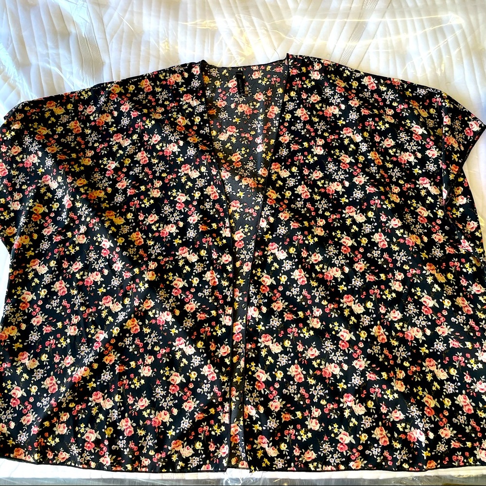 Full titl floral kimono cardigan